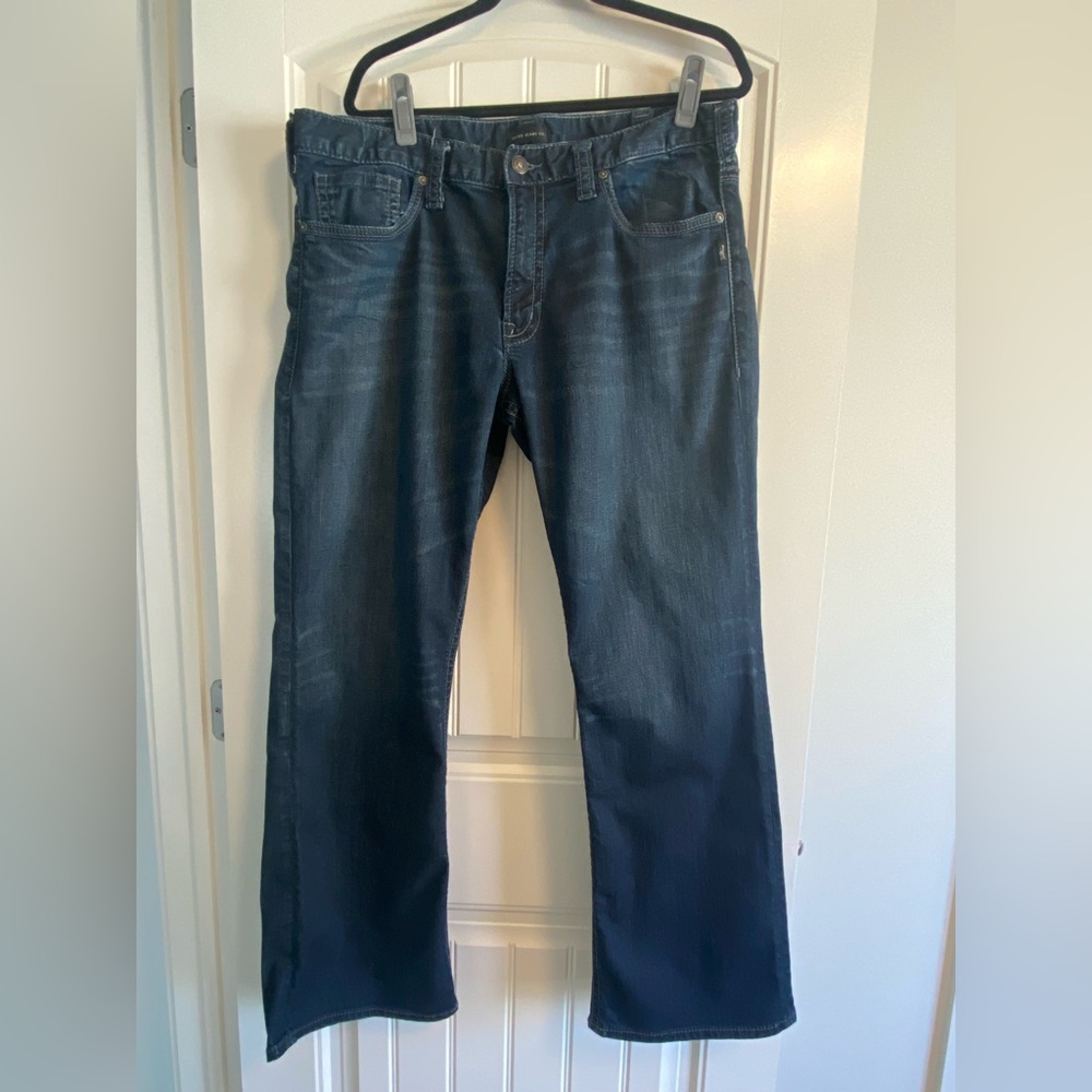 Men's Dark Wash Silver Brand Jeans